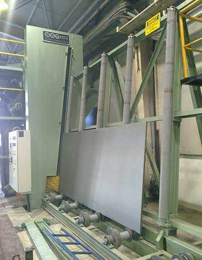 Şaquli Sac Qumlama Maşını