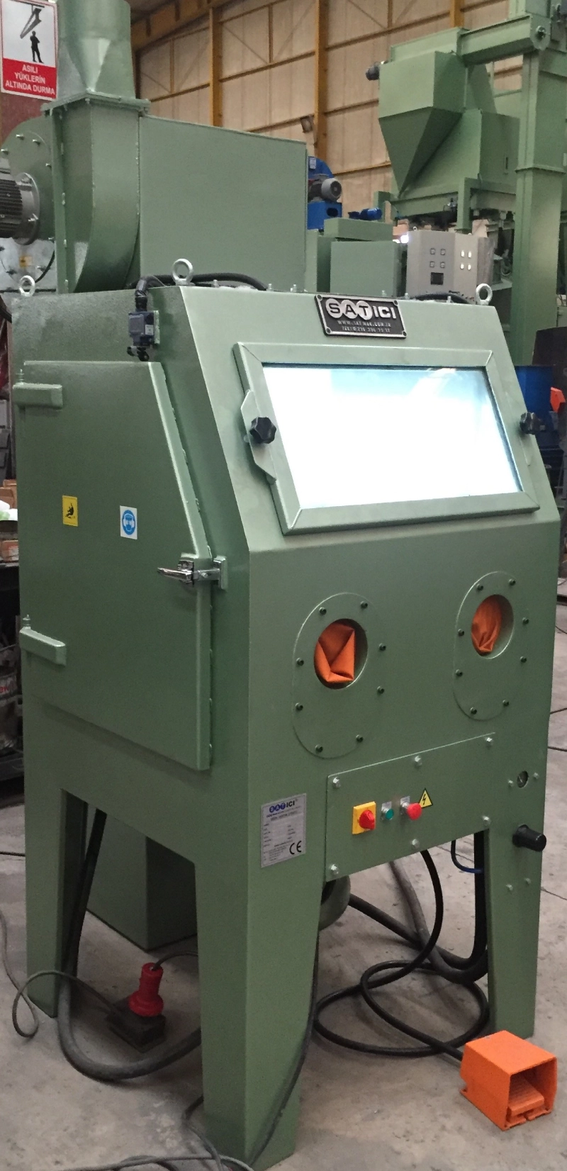 Təzyiqli qumlama maşınları